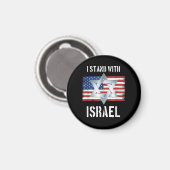ik sta achter Israël Magneet (Voorkant / Achterkant)