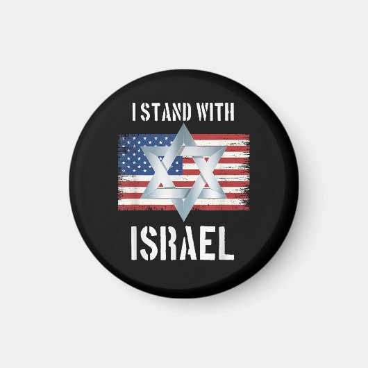 ik sta achter Israël Magneet (Voorkant)