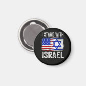 Ik sta achter Israël Magneet (Voorkant / Achterkant)