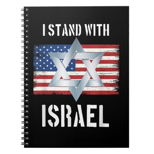 ik sta achter israel notitieboek (Voorkant)