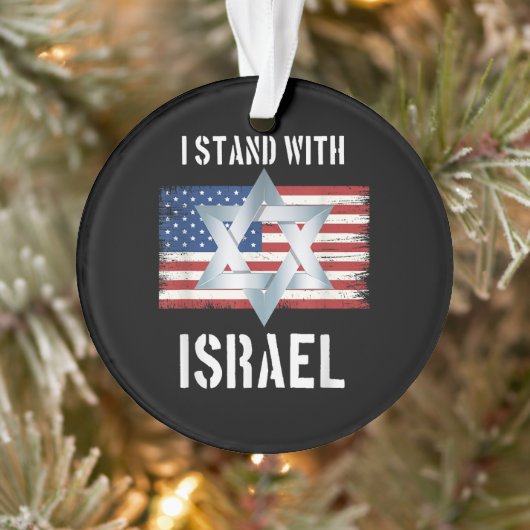 ik sta achter Israël  Ornament (Boom)