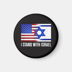 Ik sta achter Israël patriottisch Magneet