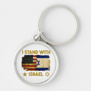 Ik Sta Achter Israël T-shirt Ik Sta Achter Israël Sleutelhanger