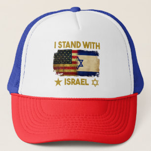 Ik Sta Achter Israel T-shirt Ik Sta Achter Israel Trucker Pet
