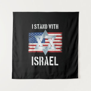 ik sta achter Israël Wandkleed