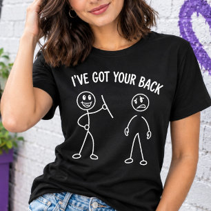 Ik Sta Achter Je Grappige Ondersteuning Tri-Blend Shirt