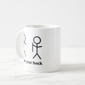 Ik Sta Achter Je! Koffiemok (Voorkant links)