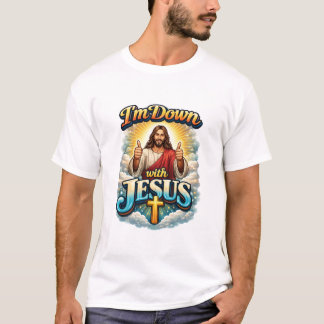 Ik sta achter Jezus – Grafisch ontwerp voor moedig T-shirt