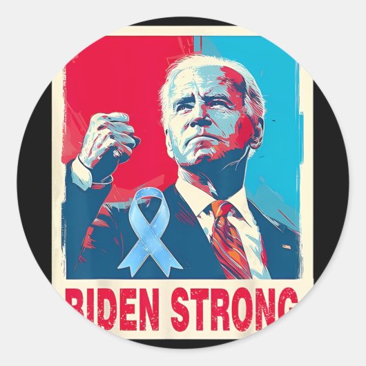 Ik sta achter Joe2 Ronde Sticker (Voorkant)