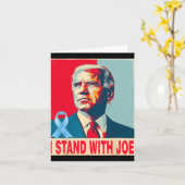 Ik sta achter Joe Biden Kaart (Gele Bloem)