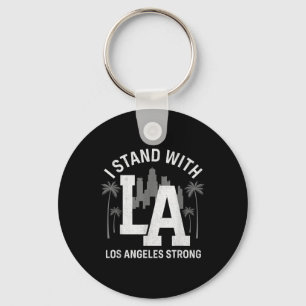 Ik sta achter La California Los Angeles Sleutelhanger