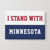 Ik sta achter Minnesota Button (Voorkant)