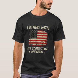 Ik sta achter NYS Correctie Officieren Steun Artik T-shirt