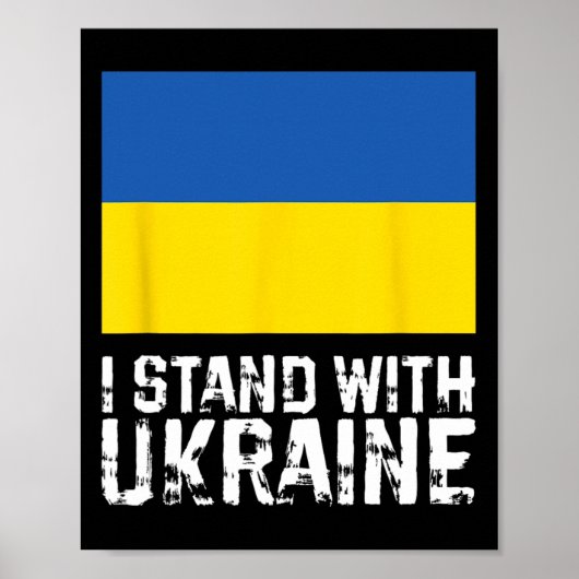 Ik sta achter Oekraïne 5 Poster (Voorkant)