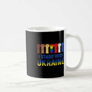 Ik sta achter Oekraïne anti Poetin Stop de oorlog Koffiemok