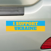 Ik sta achter Oekraïne bumpersticker (Op auto)