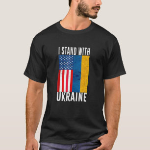 Ik sta achter Oekraïne en steun OEKRAÏNE OEKR AINA T-shirt