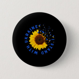 Ik sta achter Oekraïne Joods Bid voor Oekraïne Ste Ronde Button 5,7 Cm