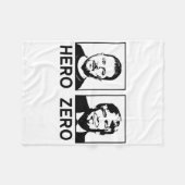 Ik sta achter Oekraïne Oekraïense Held Zero Zelens Fleece Deken (Voorkant (Horizontaal))