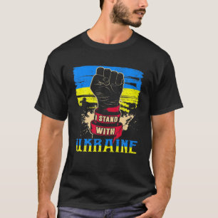 Ik sta achter Oekraïne om mensenrechten te verdedi T-shirt
