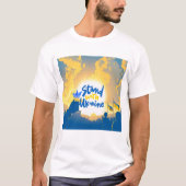 Ik sta achter Oekraïne - Show uw steun. T-shirt (Voorkant)