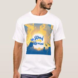 Ik sta achter Oekraïne - Show uw steun. T-shirt