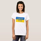Ik sta achter Oekraïne | Steun T-shirt (Voorkant volledig)
