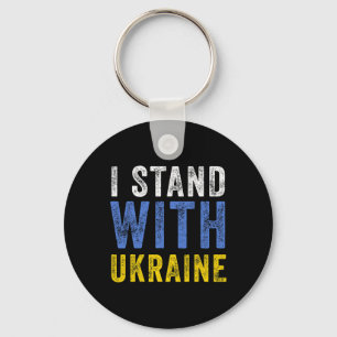 Ik Sta Achter Oekraïne Stop Putin Stop Oorlog Steu Sleutelhanger