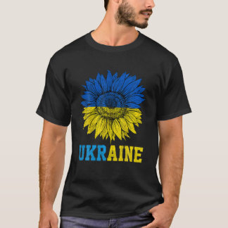Ik sta achter Oekraïne Sun Flower Support Ukraine  T-shirt