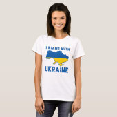 Ik sta achter Oekraïne T-shirt (Voorkant volledig)
