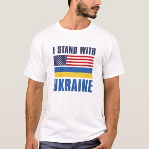 Ik sta achter Oekraïne VS T-shirt