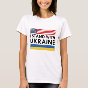 Ik sta achter Oekraïne VS T-shirt