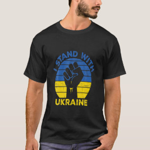 Ik sta achter Oekraïne Wij staan achter Oekraïne,  T-shirt