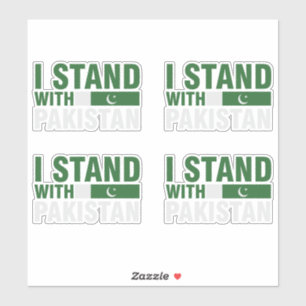 Ik sta achter Pakistan Sticker