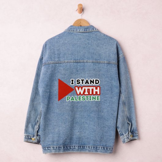 IK STA ACHTER PALESTINA DENIM JACKET (Hangar)