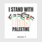 IK STA ACHTER PALESTINA STICKER (Vel)