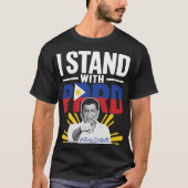 Ik sta achter PRRD Pinoy Pride Resistance - Dutert T-shirt (Voorkant)