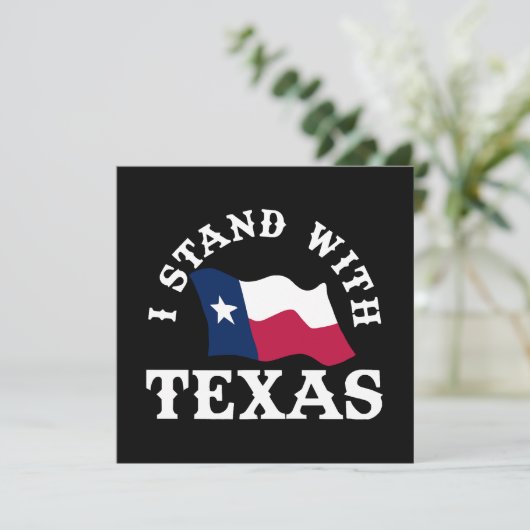 Ik sta achter Texas (Staand voorkant)