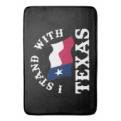 Ik sta achter Texas Badmat (Voorkant Verticaal)