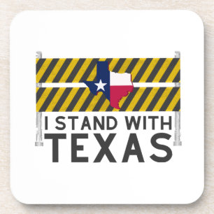 Ik sta achter Texas Bier Onderzetter