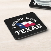 Ik sta achter Texas Bier Onderzetter (Linkerzijde)