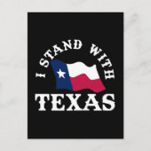 Ik Sta Achter Texas Briefkaart (Voorkant)