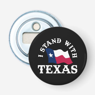 Ik sta achter Texas Button Flesopener