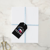 Ik sta achter Texas Cadeaulabel (Met Touw)