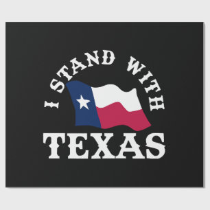 Ik sta achter Texas Cadeaupapier