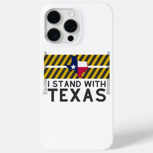 Ik sta achter Texas Case-Mate iPhone Case (Achterkant)