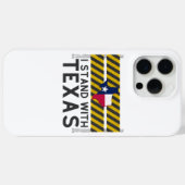 Ik sta achter Texas Case-Mate iPhone Case (Achterkant (horizontaal))