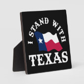 Ik sta achter Texas Fotoplaat (Voorkant)