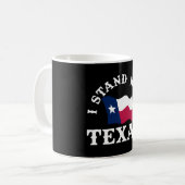 Ik sta achter Texas Koffiemok (Voorkant links)