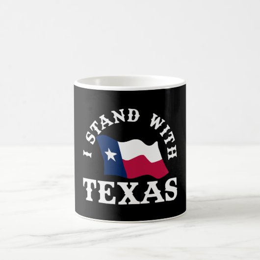 Ik sta achter Texas Koffiemok (Center)